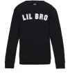 Детский Свитшот Lil bro Черный фото
