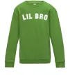 Детский Свитшот Lil bro Лаймовый фото