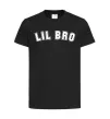 Дитяча футболка Lil bro Чорний фото