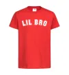 Дитяча футболка Lil bro Червоний фото