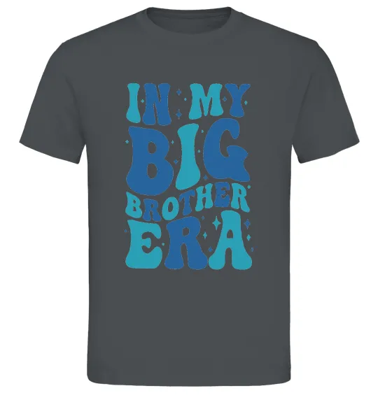 Мужская футболка In my big brother era Графит фото