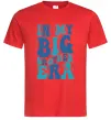 Мужская футболка In my big brother era Красный фото