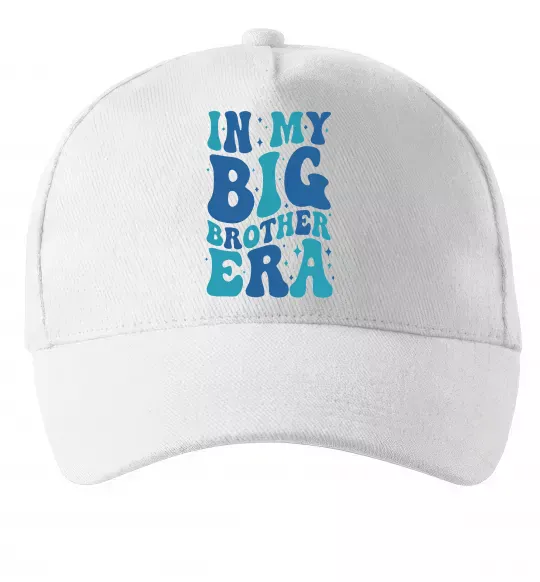 Кепка In my big brother era Белый фото