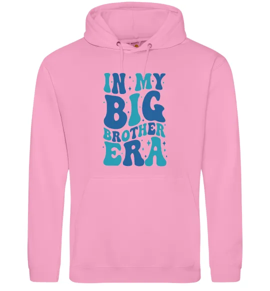 Мужская толстовка (худи) In my big brother era Розовый фото