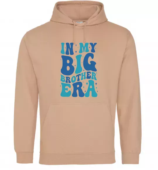 Чоловіча толстовка (худі) In my big brother era Пісочний фото