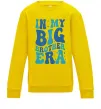 Детский Свитшот In my big brother era Солнечно желтый фото