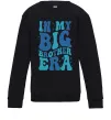 Детский Свитшот In my big brother era Черный фото