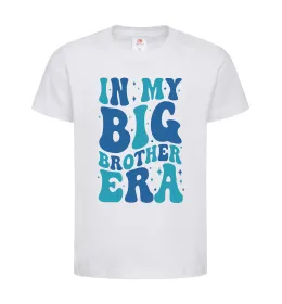 Детская футболка In my big brother era Белый фото