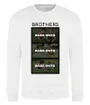 Світшот Brothers Ваше фото Білий фото