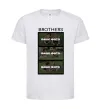 Дитяча футболка Brothers Ваше фото Білий фото