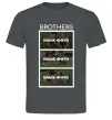 Мужская футболка Brothers Ваше фото Графит фото