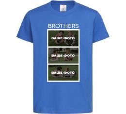 Дитяча футболка Brothers Ваше фото