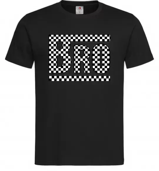 Мужская футболка Bro Черный фото