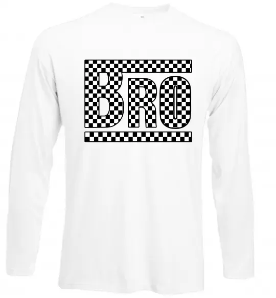 Лонгслив Bro Белый фото