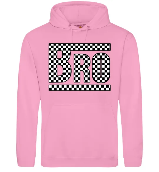 Мужская толстовка (худи) Bro Розовый фото