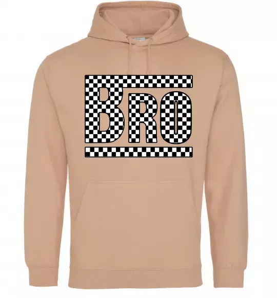 Чоловіча толстовка (худі) Bro Пісочний фото