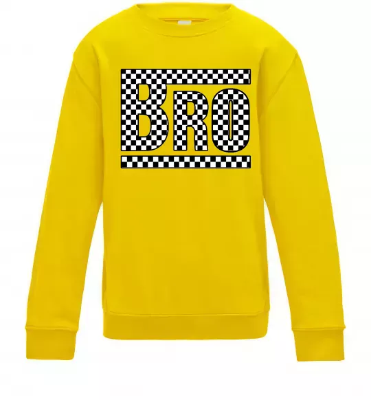 Детский Свитшот Bro Солнечно желтый фото