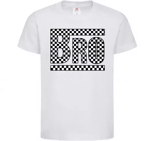 Детская футболка Bro Белый фото