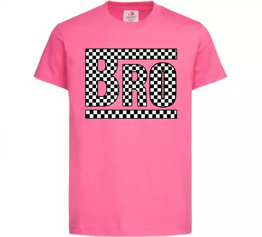 Детская футболка Bro Ярко-розовый фото