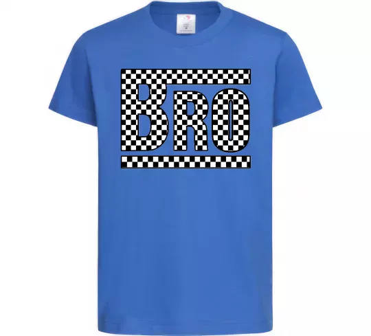 Детская футболка Bro Ярко-синий фото