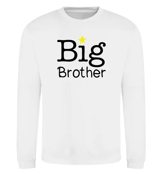 Світшот Big brother Білий фото