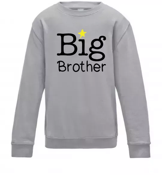 Дитячий світшот Big brother Сірий меланж фото