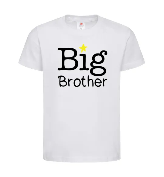Дитяча футболка Big brother Білий фото