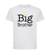 Дитяча футболка Big brother Білий фото