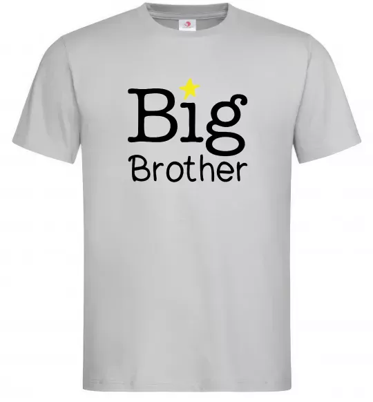 Мужская футболка Big brother Серый фото