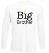 Лонгслів Big brother Білий фото
