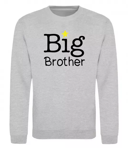 Свитшот Big brother Серый меланж фото