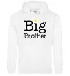 Чоловіча толстовка (худі) Big brother Білий фото