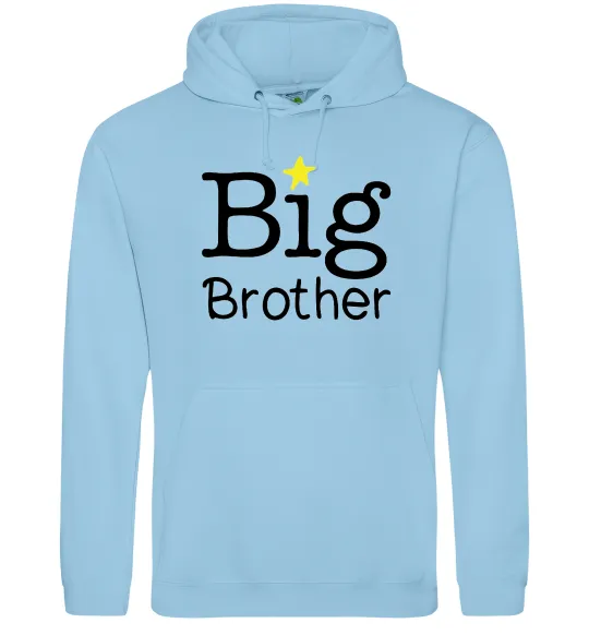 Чоловіча толстовка (худі) Big brother Блакитний фото