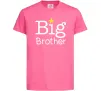 Дитяча футболка Big brother Яскраво-рожевий фото