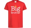 Дитяча футболка Big brother Червоний фото