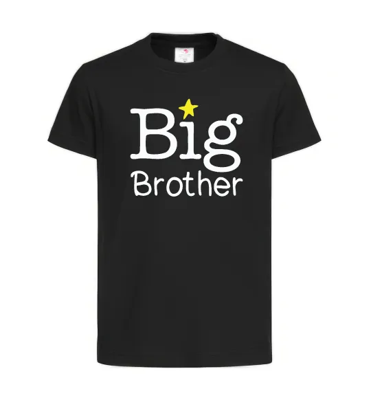 Дитяча футболка Big brother Чорний фото