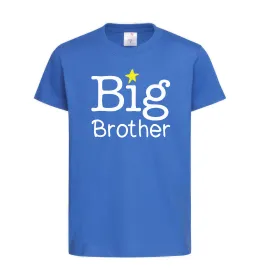 Дитяча футболка Big brother Яскраво-синій фото