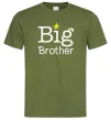 Мужская футболка Big brother Оливковый фото