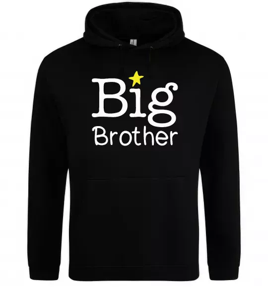 Чоловіча толстовка (худі) Big brother Чорний фото