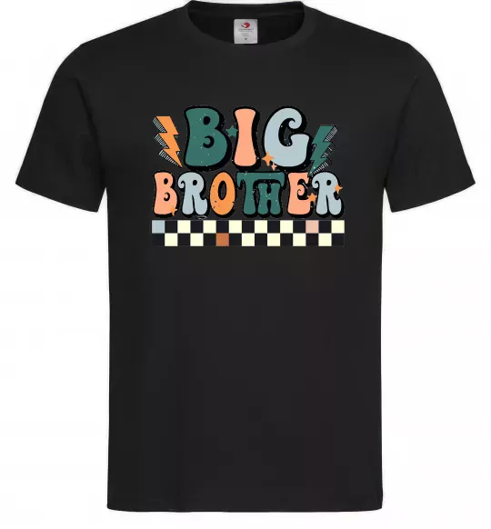 Мужская футболка Big brother art Черный фото