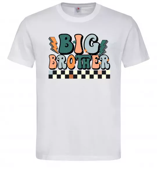 Мужская футболка Big brother art Белый фото