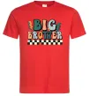 Мужская футболка Big brother art Красный фото