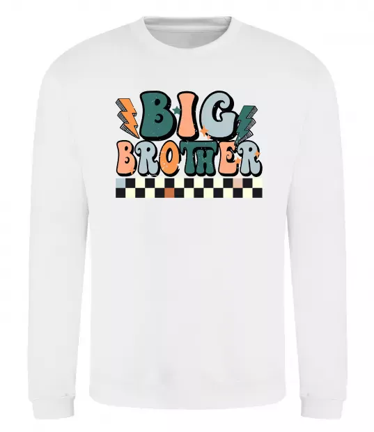 Світшот Big brother art Білий фото