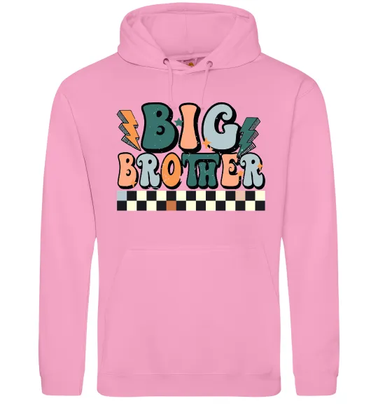 Мужская толстовка (худи) Big brother art Розовый фото