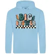 Мужская толстовка (худи) Big brother art Голубой фото