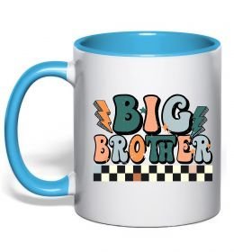 Чашка з кольоровою ручкою Big brother art