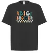 Футболка Оверсайз Big brother art Черный фото
