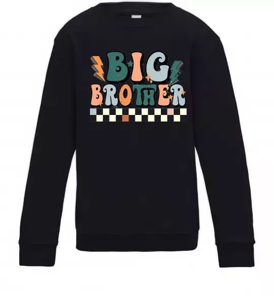 Дитячий світшот Big brother art Чорний фото