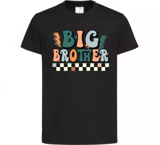 Детская футболка Big brother art Черный фото