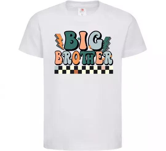 Детская футболка Big brother art Белый фото